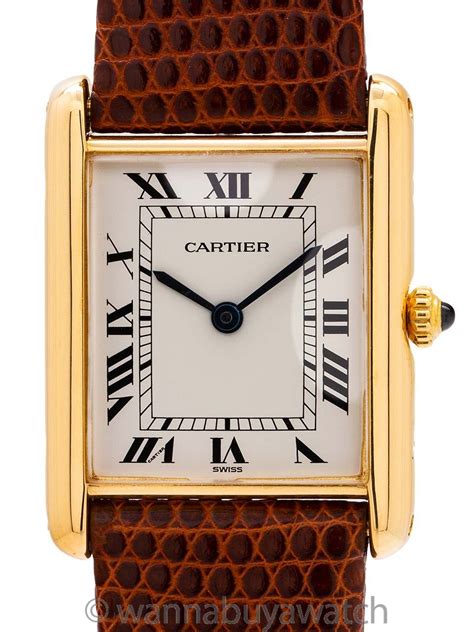 cartier tank louis used watches